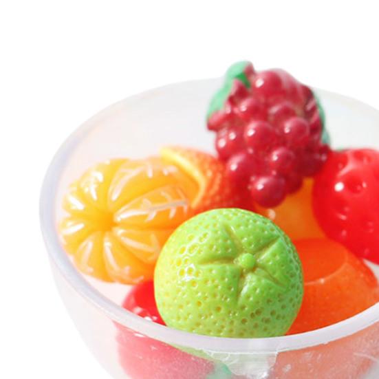 1:6 1:12 1 комплект забавных микро формочек для кукольного домика ручной работы, имитация искусственных фруктов, овощей, аксессуаров для детей