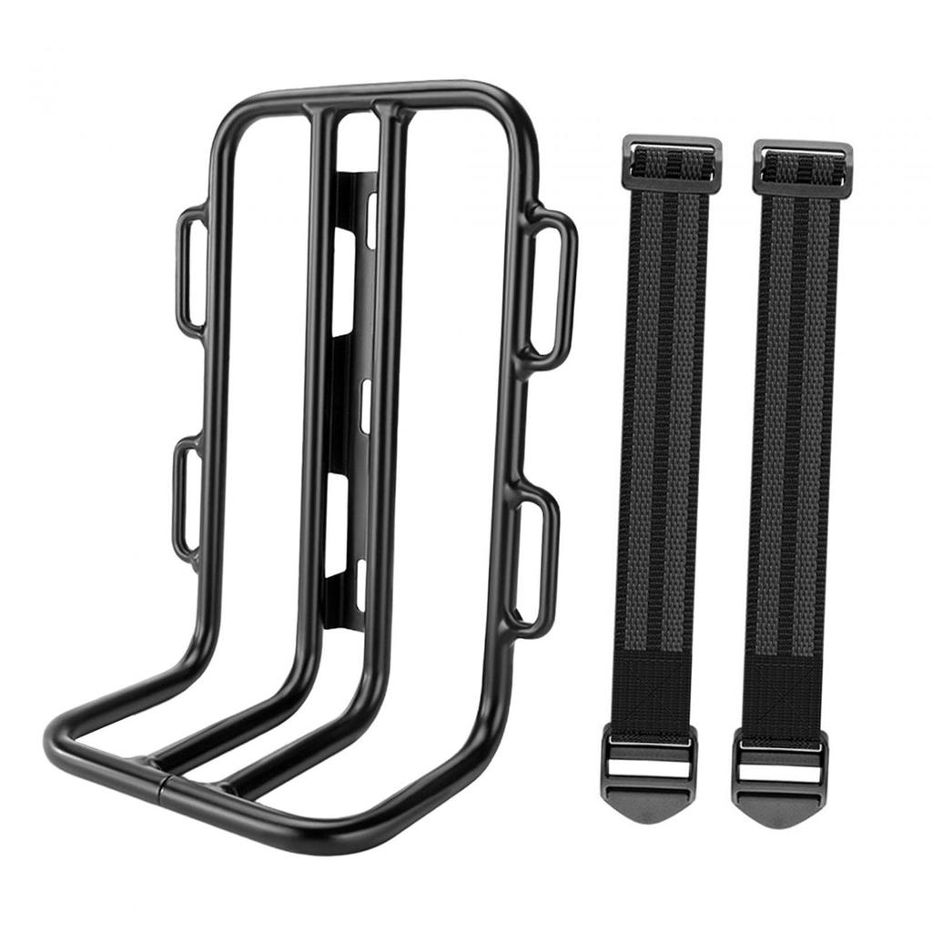 Simhoa Aluminum Bicycle Front Carrier Lightweight Compatible with Folding Includes Cable Perfect for Gravel and Touring Rack, & Heavy-Duty, Bikes,