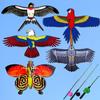High Quality Cartoon DIY Toy 35cm Large Eagle Kites Flying Bird Kites Plastic Eagle Kite