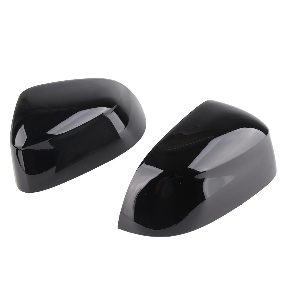 1 пара боковых накладок на зеркала заднего вида, глянцевые черные, стильные, прочные, легкие, накладки на дверные зеркала