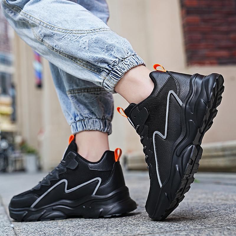 Модная мужская спортивная обувь для улицы, на шнуровке, низкая, из светоотражающего материала, кроссовки для бега, подходящие для бега трусцой, бега, спортивная обувь