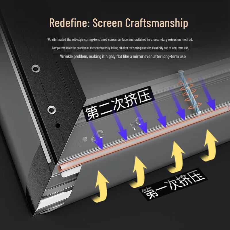 IN&VI R1 84-inch 16:9 Fresnel ALR Fixed Frame Projector Screen