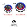 4Pcs/Set 56MM/68MM wheel hub center cap For BMW M X1F48 F13 G16 F33 E24 G23 G30 E70 F91 E92 F11 G80 X6E71 E86 F10 G60 G22 E46 bwlk60