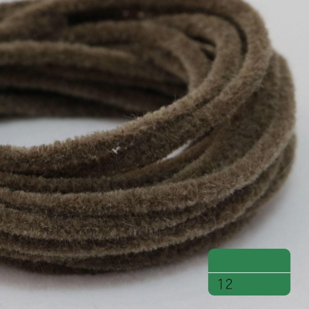 Colored Wool Handmade Twisted Rod Plush Handmade Chenille Stem  Puppy Toy