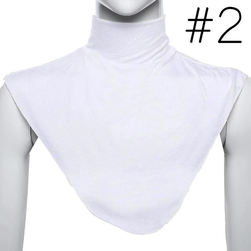 Charming Women's Fashion Modal False Collar Hijab Moslem Fake Collar Faux Turtleneck Neck Dickey False Mock Blouse Half Top