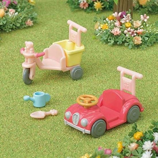 Sylvanian Families Furniture TricycleCar Set Car-216 ST Mark Certification 3 Years Up Toy Dollhouse EPOCH