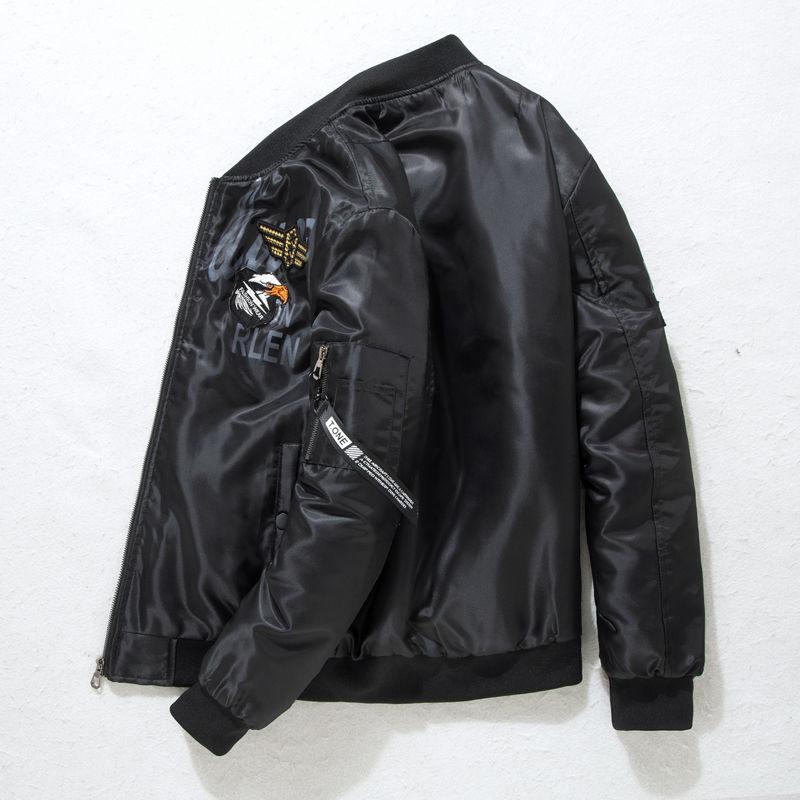 Бейсбольная форма ВВС, куртка пилота, мужская осенне-зимняя толстая куртка, трендовая повседневная одежда