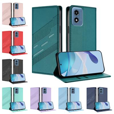 Магнитный кожаный чехол-книжка для Moto G Pure Play Power Stylus 4G 5G 2021 2022 2023 2024 2025 Чехол для телефона | Классический дизайн