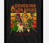Dungeons Dragons Cartoon Black T-shirt Unisex All Sizes