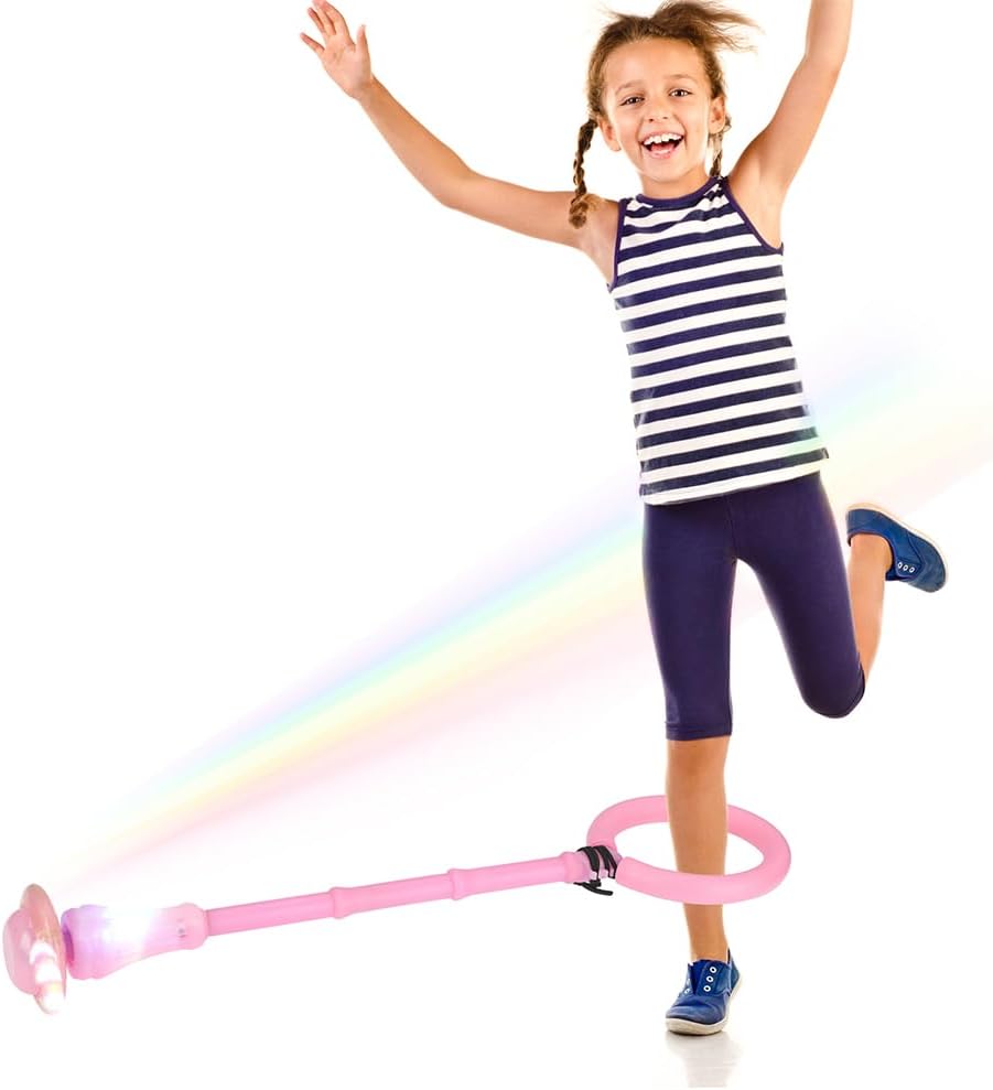 Детское светящееся кольцо для прыжков со счетчиком, светящееся маховое колесо, светящийся прыгающий мяч, складной мяч для прыжков через лодыжку, прыгающий мяч – спортивные игрушки для прыжков