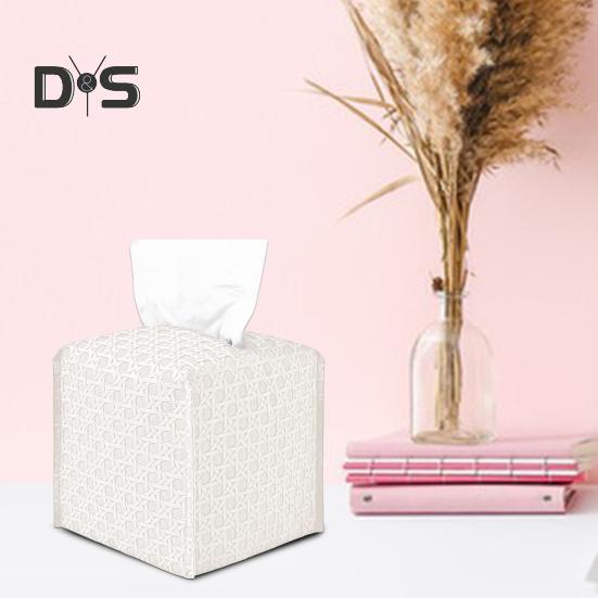 Tissue Box Cover Disposable Paper Hand Towels Holder Modern Minimalist Design Easy To Use Waterproof Tissue Holder Versatile Decor