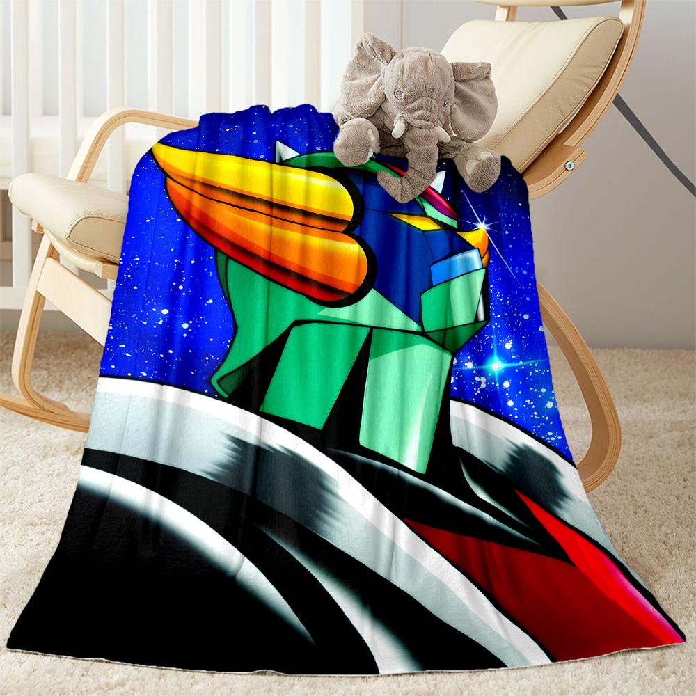 Giant Robot Adventure Blanket Comfortable Perfect for Bed Office Chair Couch Four Seasons Universal Warmthful Decor