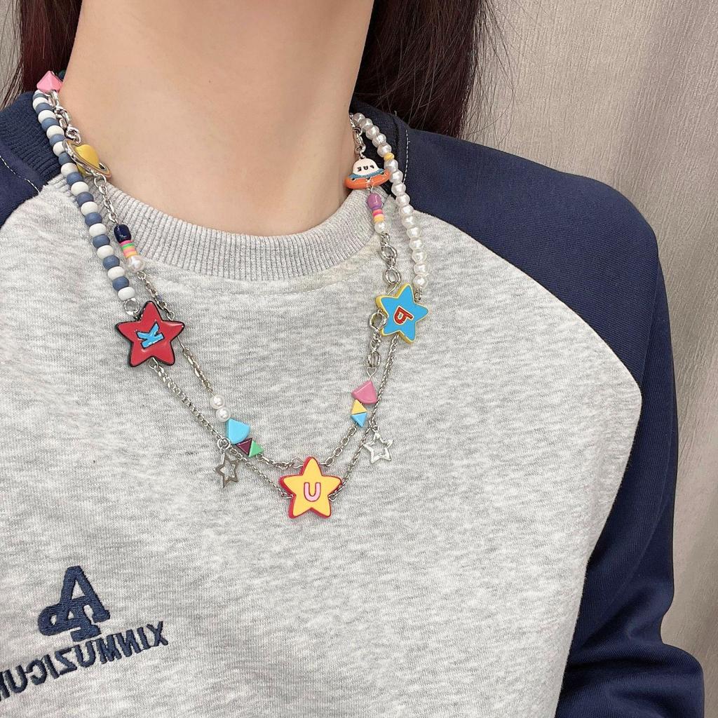 Шикарное ожерелье 2024 года с дофамином: Универсальные, милые и стильные украшения для женщин