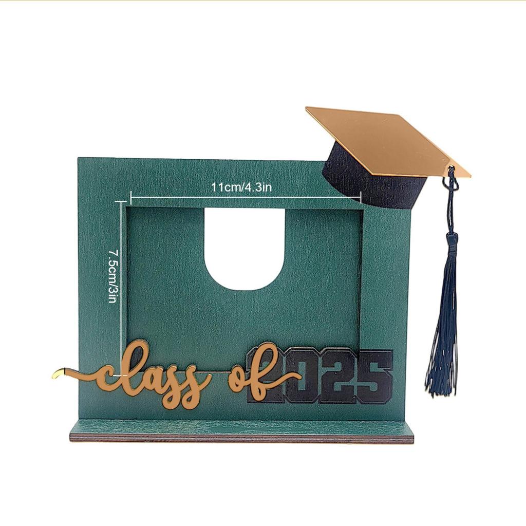 Three Dimensional 2025 Graduation Season Wooden Holiday Decoration Ornaments Graduation Season Gifts