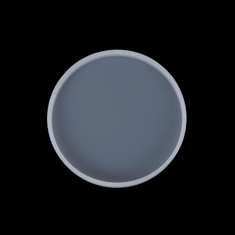 Pendant Agate Cup Mad Silicone Epoxy Resin Casting Molds Coaster Mold Round Jewelry Making Mould