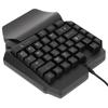 One Handed Gaming Keyboard 39 Keys Luminous Ergonomic Design Anti Slip Waterproof USB Mechanical