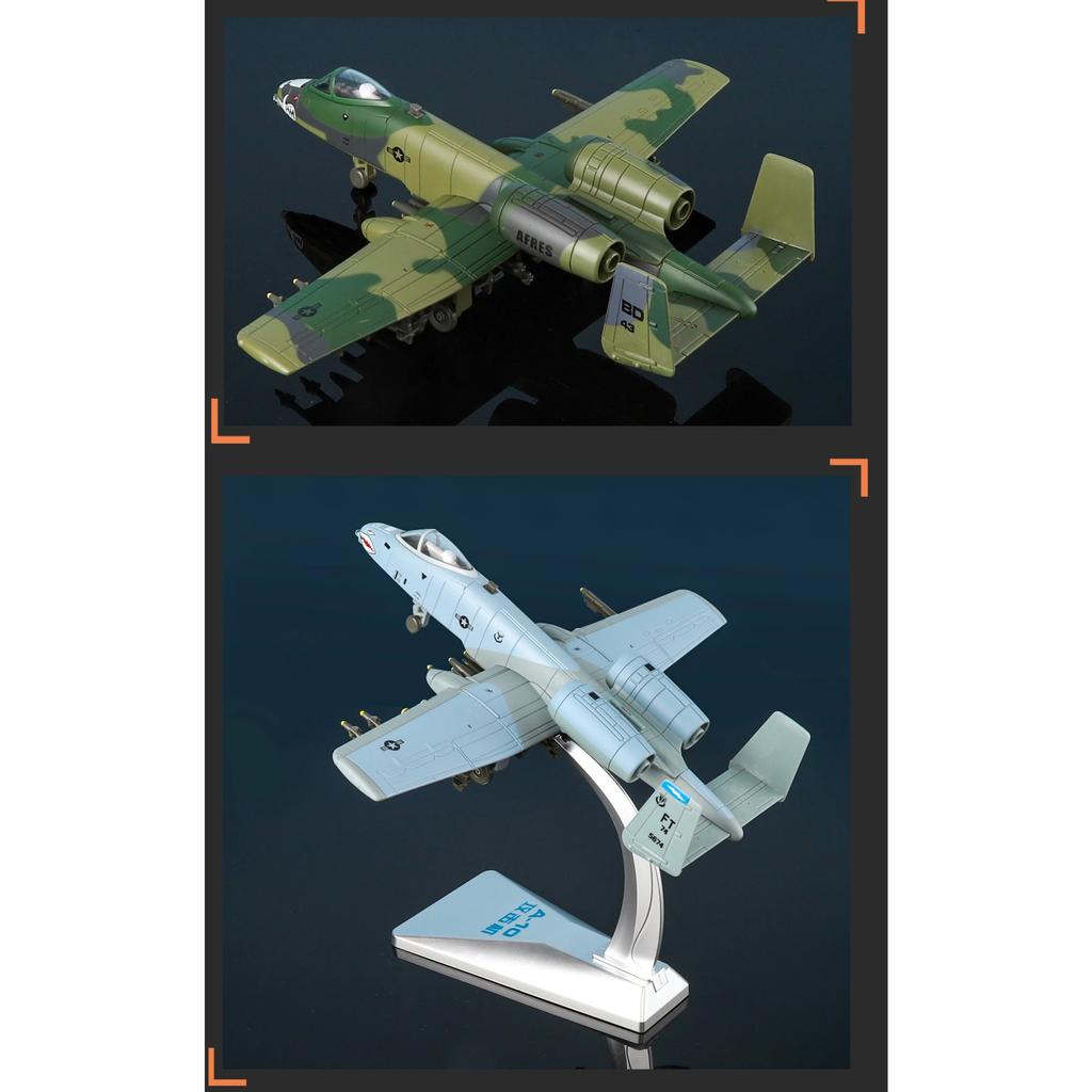 1/72 Штурмовик A-10 Thunderbolt II Игрушечный Самолет Модель Самолета Литой Металлический Самолет Миниатюра Уникальная Коллекция Подарок для Детей