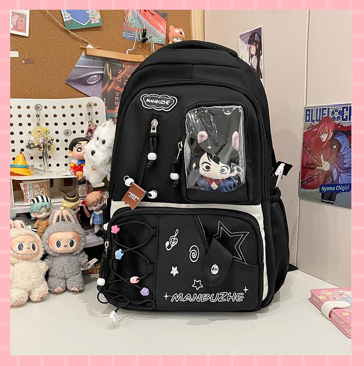 Прозрачный рюкзак Ита большой вместимости, износостойкий, для девочек-подростков