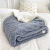 Главная Толстое одеяло из овечьей шерсти, кашемировое флисовое одеяло, зимнее теплое двухстороннее покрывало для дивана, покрывало для новорожденных, детское покрывало