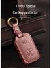 Чехол для ключа из натуральной кожи для Toyota Highlander и Land Cruiser (Старые модели)
