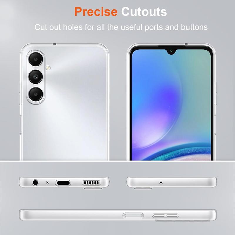 Прозрачный мягкий силиконовый чехол для Samsung Galaxy A05 A05S A15 A25 A35 A55 5G Xiaomi Redmi Note 13 Pro Plus K70E 13C Poco X6 Pro 5G TPU