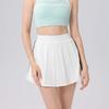 High-Waisted Sport Skirt With Built-in Shorts Tennis Golf Badminton Women Lightweight Breathable Athletic Skort In Black White