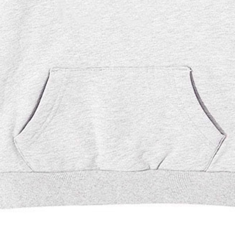 4-14 Years Kids Solid Color Hooded Pullover Long Sleeve Coat