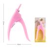 Yousheng Nail Tip Cutter Ergonomic Spring Design Straight Edge Sharp Blade Labor-saving Manicure Tool U-Type Professional False Nail Clippers Salon