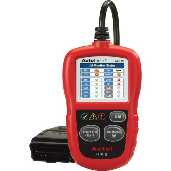 Interface Diagnostique AUTO MultiMarques - AUTEL AutoLink AL319 - OBD2 - VAG COM