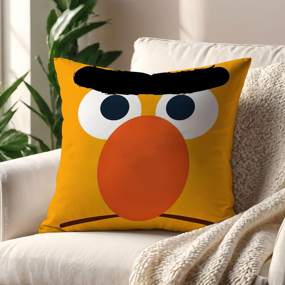 Fashion S-Sesames S-Street cushion cover Pillow Sofa Printing Decoration Room Home Office Coffee Shop Car Nordic Simplicity