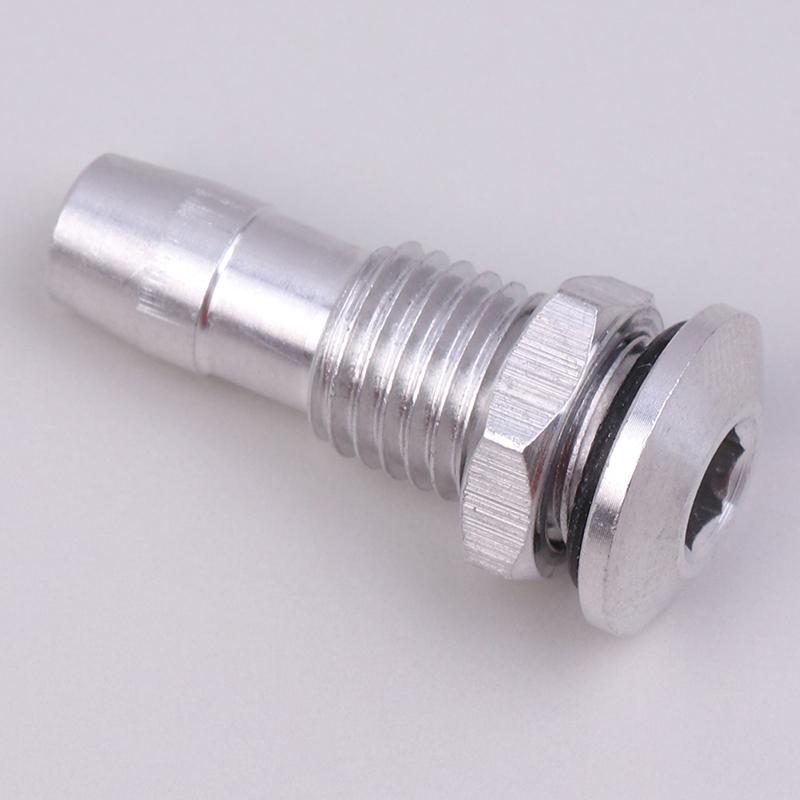 2 шт. Новые серебристые алюминиевые резьбовые патрубки для воды M6/M8 с винтами с уплотнительным кольцом для радиоуправляемой лодки M6 Горячие
