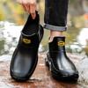 Рабочие резиновые сапоги Мужские резиновые сапоги Водонепроницаемая обувь Рыбалка Галоши Мужчина Сад Резиновые сапоги Для помещений Кухня Автомойка Сапоги