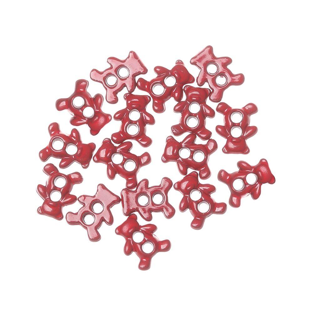 Craft Bear Pattern Decoration DIY Doll Clothes Mini Buttons Clothing Sewing Buckle Metal Buckles