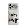 Креативный простой чехол для iPhone с текстом для iPhone 17, 16 Pro Max, 15, 14 - Новый стиль