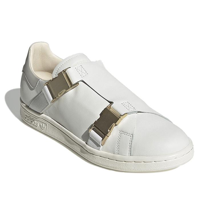 adidas Женские Stan Smith с пряжкой цвет Off White EE4889