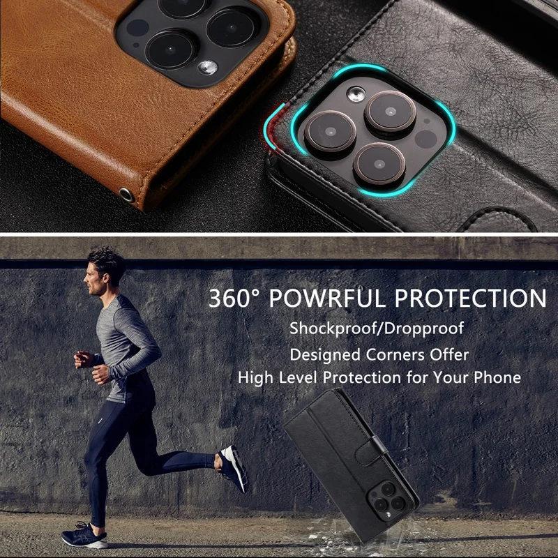 6 Card Slots Wallet Case for Samsung S24 S23 FE S22 S21 S20 Ultra A54 A53 A34 A15 A24 A14 A55 A05 A35 Photo Frame Stand Magnetic Flip PU Leather Cover