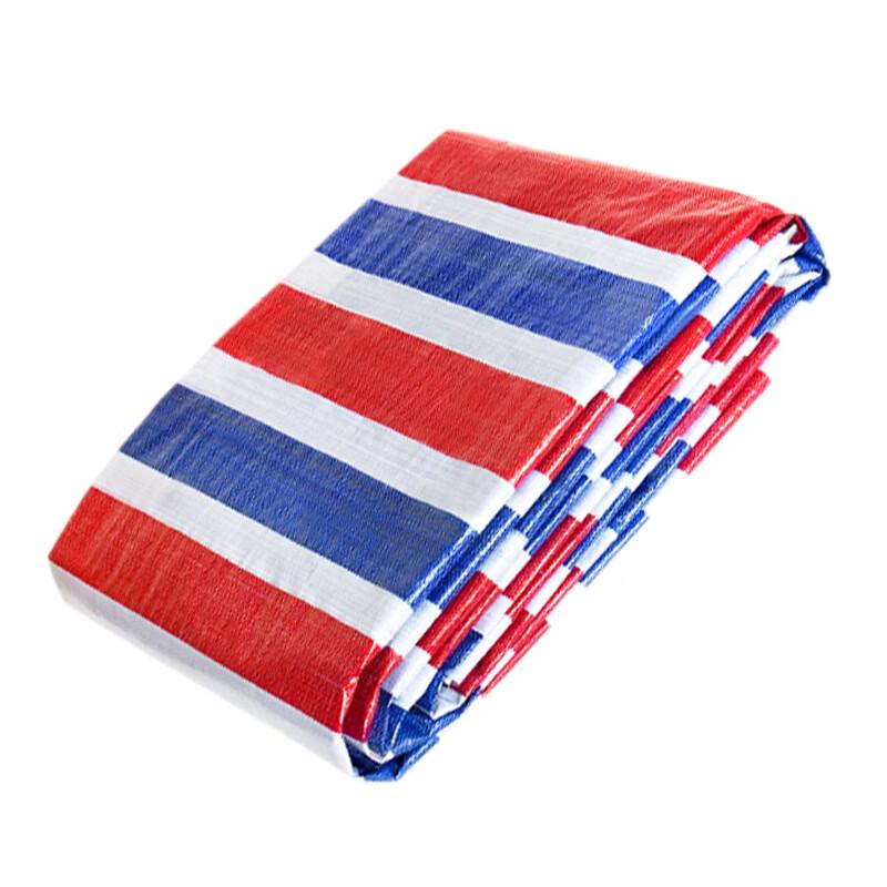 OEING Three-Color Striped Rainproof Truck Tarp