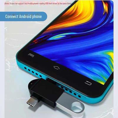 Адаптер USB 3.0 на Type-C и Android OTG: 2-в-1: передача данных и зарядное устройство