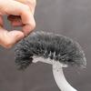 Toilet Brush Set with Holder Ergonomic Long Handle Deep Cleaning Toilet Brush Quick Assembly Bathroom Tool