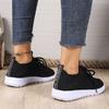 Fashion Breathable Mesh Casual Sneakers Women 2025 Comfortable Soft Sole Knitted Flats Woman Slip On Walking Running Shoes Size 36-43