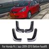 Car Fenders for Honda Fit Jazz GE6 2009~2013 2011 2012 Mudguards Splash Guard Rear Wheel Protecti Auto Exterior Parts Accessorie