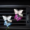 Car Interior Decoration Lovely Dual Butterfly Car Air Outlet Freshener Perfume Clip Aroma Diffuser Decor Auto Parts