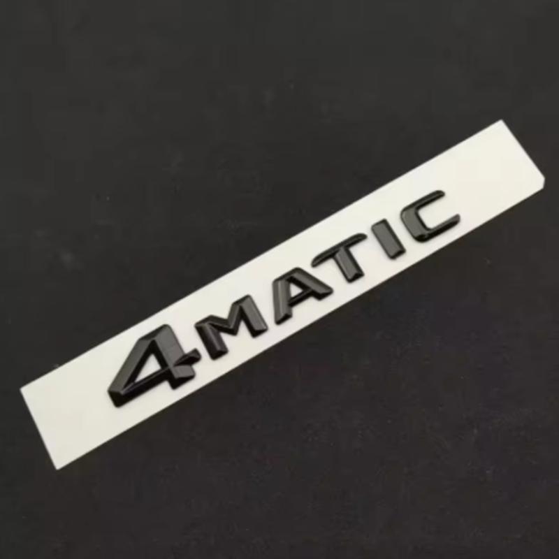 ABS Chrome Logo E350 Emblem 4matic Letters CDI Sticker Car Trunk Badge For Mercedes Benz E350 W213 W212 Accessories MU8