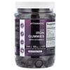 Vegan Iron Gummies with Vitamin C, Grape Flavor, 240 Gummies