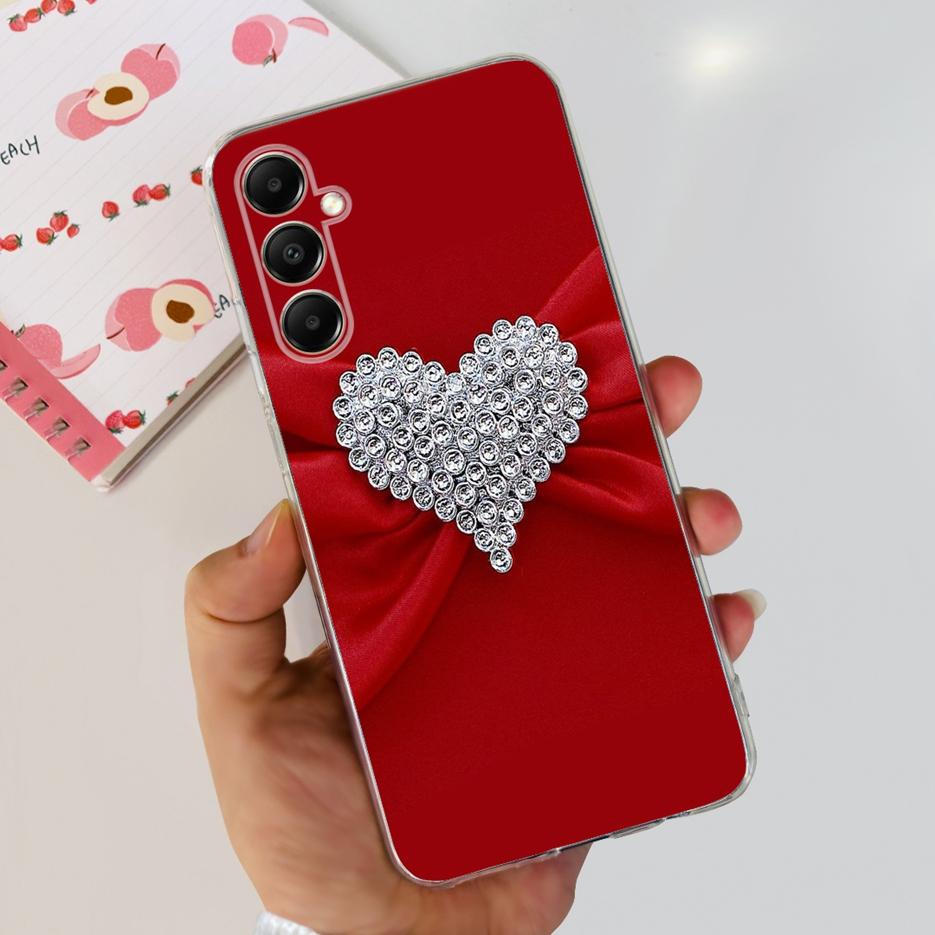 Чехол для Samsung Galaxy A05s SM-A057F Милый мультяшный чехол с кошкой Прозрачный силиконовый чехол для телефона для Samsung A05s A 05s Мягкий бампер
