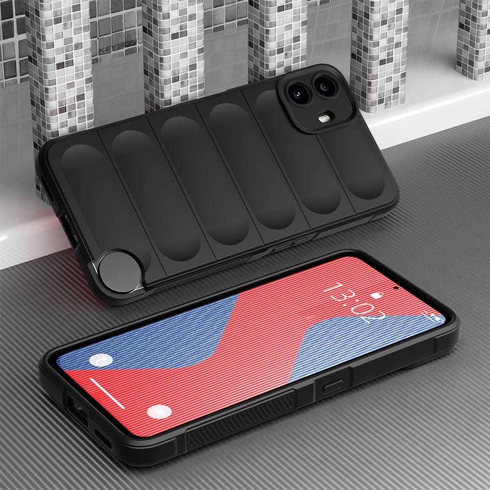 KEYSION Противоударный матовый чехол для Nothing CMF Phone 1 Противоскользящий мягкий силиконовый чехол для телефона Nothing CMF Phone 1