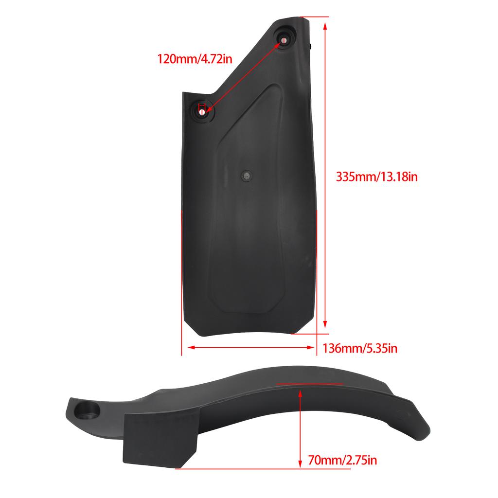 For KTM HUSQVARNA GASGAS Motorcycle Rear Absorber Shock Mud Flap Air Filter Box Fender Mudguard EXC EXCF SXF FE 2023-2024 Parts