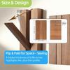 Handmade Piano Key Shaped Hooks Foldable Entry Wall Hooks Wall Mounted Coat Racks  Home Porch Door
