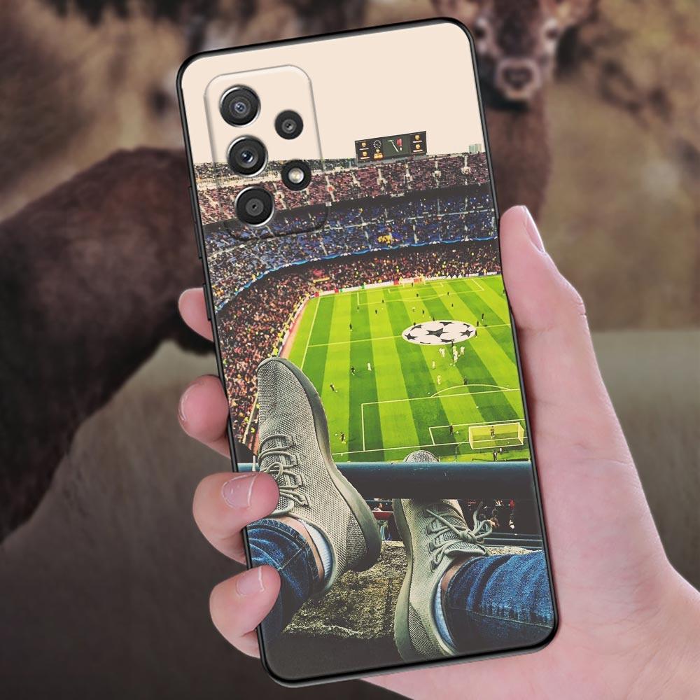 Football Soccer Ball Fire Un Rayo Phone Case For Samsung Galaxy A57 A56 A37 A55 A36 5G A26 A54 A52 A35 A34 A17 A16 A07 A06 Cover