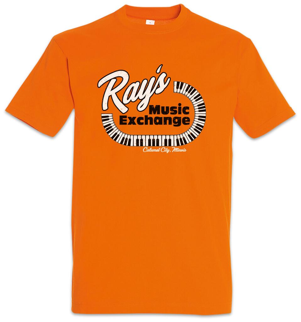 Ray's Music Exchange T-Shirt Blues Sign Company Brothers Logo Symbol